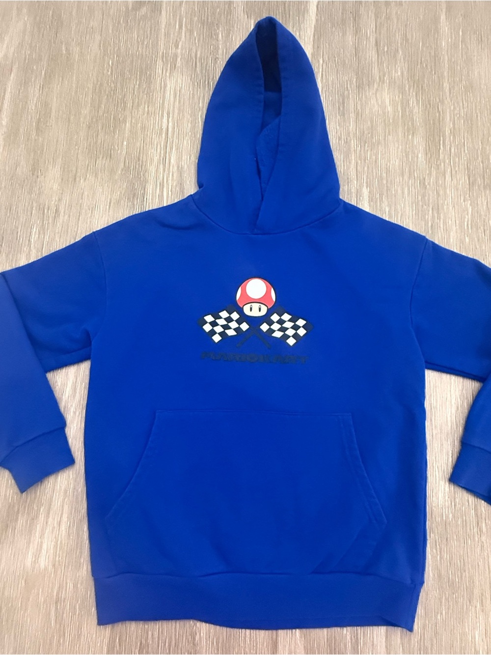 Kids Mario Kart Blue Hoodie
